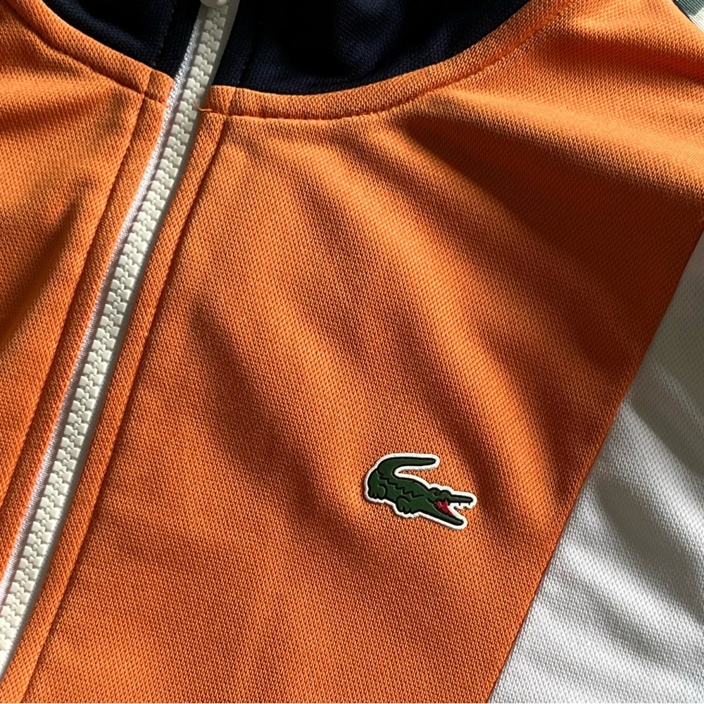 Lacoste Men’s White and Orange Track Set